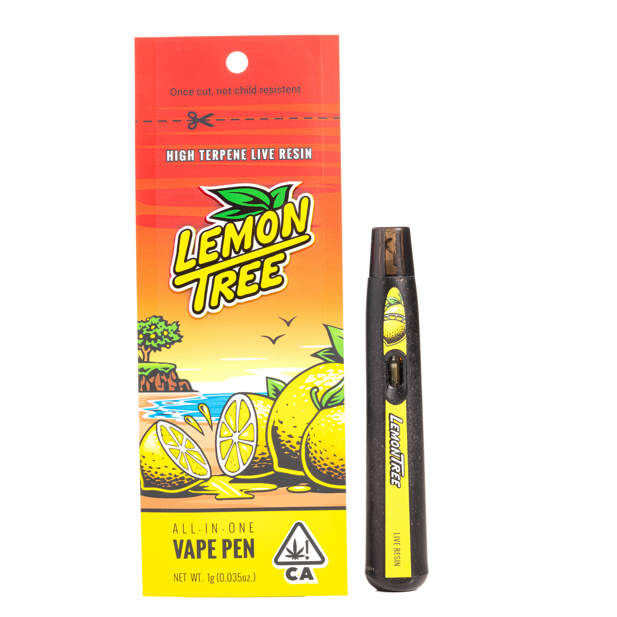 LEMON TREE DISPOSABLE 1G Airfield Supply Co. Cannabis Dispensary In San Jose, California