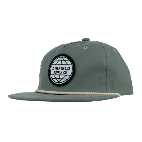 Airfield supply co. - AIRFIELD CIRCLE LOGO HAT - SLATE