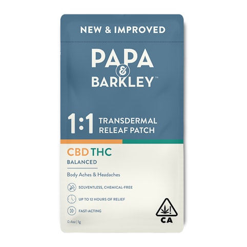 Papa & barkley - 1:1 RELEAF PATCH