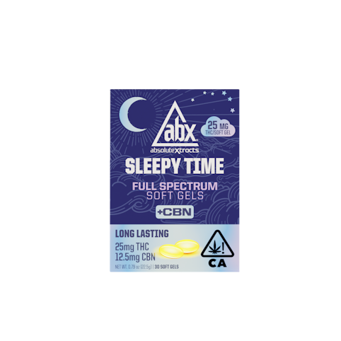 Absolute xtracts - SLEEPY TIME SOLVENTLESS 25MG WITH CBN 30CT