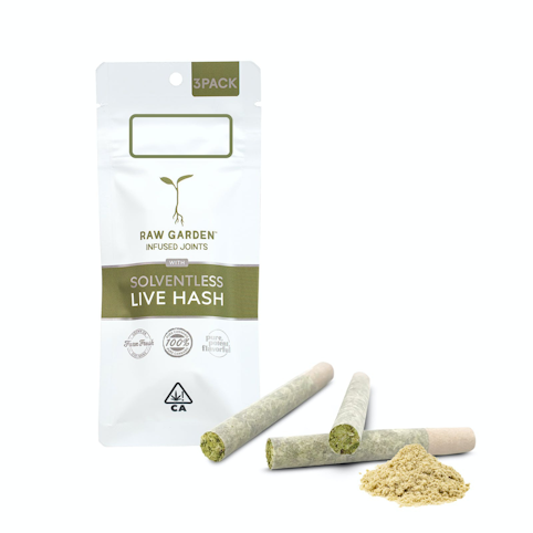 Raw garden - CAKE BREATH - HASH INFUSED 3 PACK