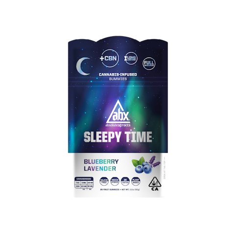 Absolute xtracts - BLUEBERRY LAVENDER SLEEPYTIME GUMMIES