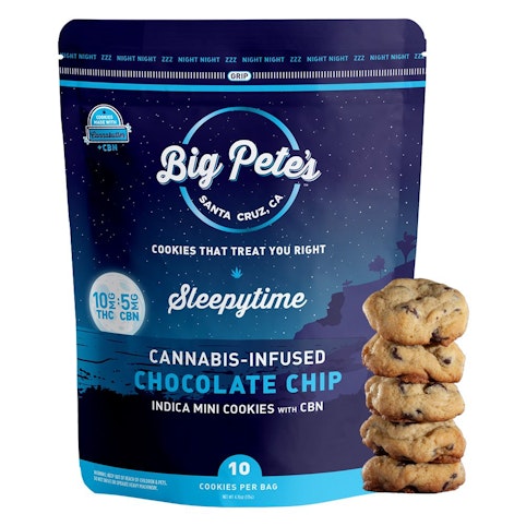 Big pete's treats - CHOCOLATE CHIP SLEEPY TIME COOKIES 10 PACK