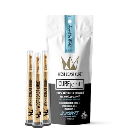 West coast cure - AROUND THE WORLD - PREROLL PACK (3CT)