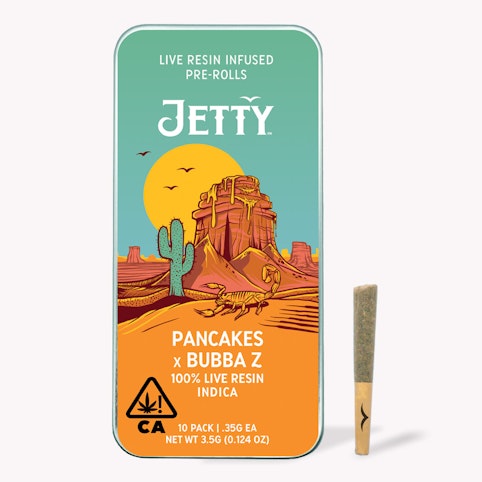 Jetty - PANCAKES X BUBBA Z LIVE RESIN 10 PACK