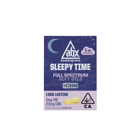 Absolute xtracts - SLEEPYTIME 5MG (2:1 THC:CBN) CAPSULE (30CT)
