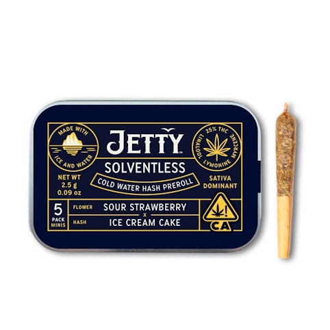 Jetty - SOUR STRAWBERRY X ICE CREAM CAKE SOLVENTLESS 5 PACK