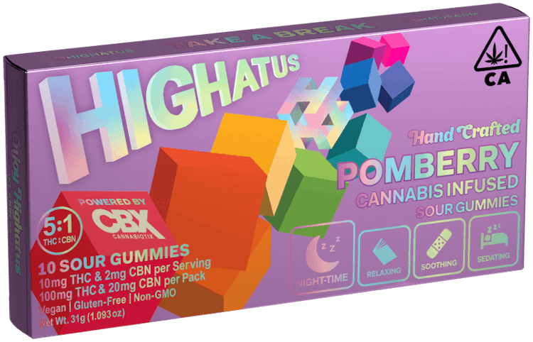 Highatus - POMBERRY CBN GUMMIES 10PK