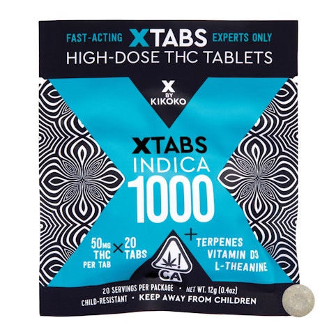 Kikoko - INDICA XTABS 1000MG - 20 PACK