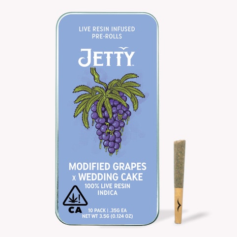 Jetty - MODIFIED GRAPES X WEDDING CAKE LIVE RESIN 10 PACK