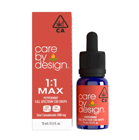 Care by design - 1:1 CBD MAX DROPS 15ML