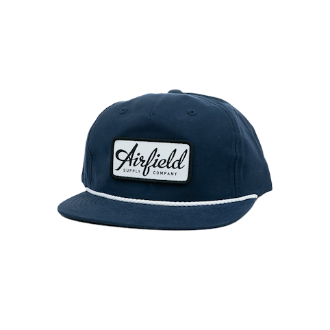 Airfield supply co. - NAVY BLUE SNAPBACK HAT