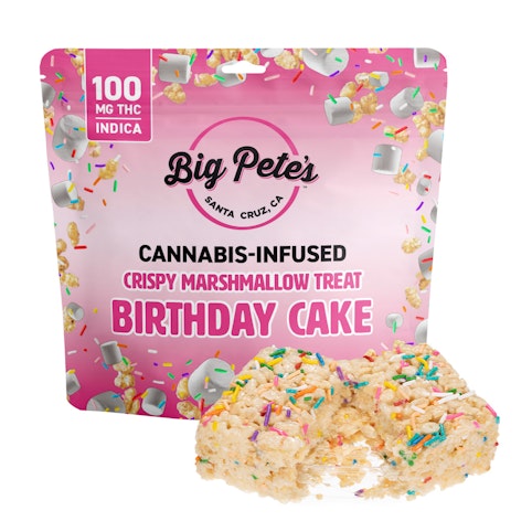 Big pete's treats - BIRTHDAY CAKE CRISPY MARSHMALLOW TREAT