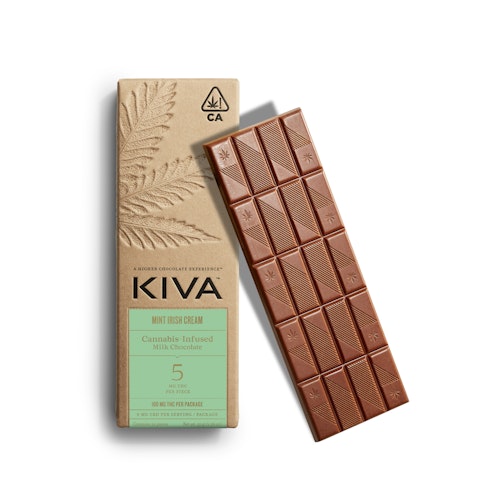 Kiva - MINT IRISH CREAM CHOCOLATE BAR